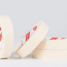 Self-adhesive crepe tape